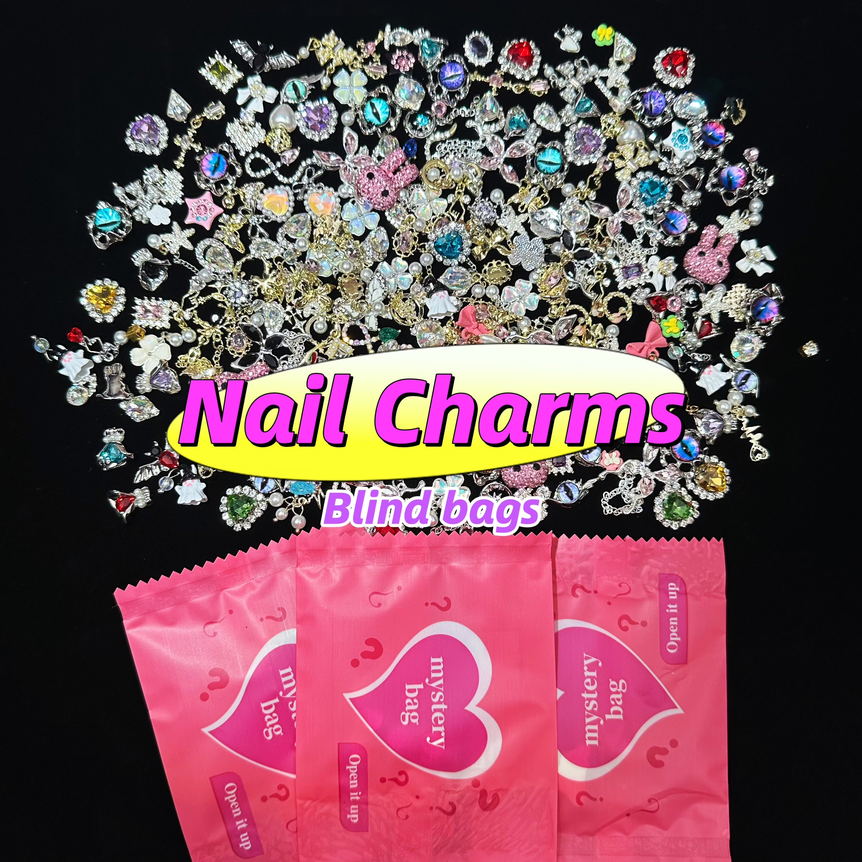 Nail Charms Blind Bags - Open in Live