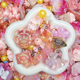【For Keychain】-Blush Grace(Acrylic&Resin Beads)