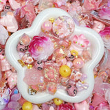【For Keychain】-Blush Grace(Acrylic&Resin Beads)