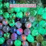 【For Necklace/Keychain】-Dangle Resin Bead 25mm(Glow in Dark)
