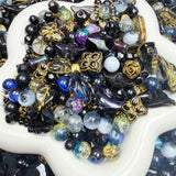 【For Bracelet/Keychain】-Stellar Gild(Glass Beads)