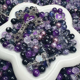 【New!✨MewMew Mix】-Purple Nightfall(Glass Beads)