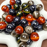 【For Pen/Keychain】-Tiger Eye Effect Resin Beads Mix(Resin Beads)