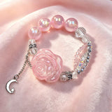 【For Jewelry】- True Love Roses(Glass Beads)