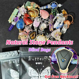 Natural Stone Pendant Blind Bags-Open in Live