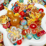 【For Keychain】- Phoenix Mix(Acrylic&Resin Beads)