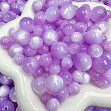【New!✨MewMew Mix】-Purple Cat Eye Resin Beads
