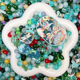 【For Jewelry/Keychain】-Koi Bubbles(Glass & Acrylic Beads)