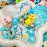 【For Keychain】-Ocean Bubbles(Acrylic&Resin Beads)