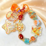 【For Keychain】- Phoenix Mix(Acrylic&Resin Beads)