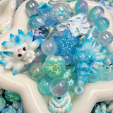 【For Keychain】-Nine‑Tide Azure(Acrylic&Resin Beads)