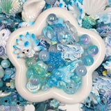 【For Keychain】-Nine‑Tide Azure(Acrylic&Resin Beads)