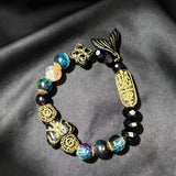 【For Bracelet/Keychain】-Stellar Gild(Glass Beads)