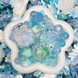【For Keychain】-Nine‑Tide Azure(Acrylic&Resin Beads)